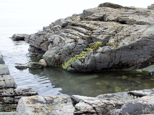 Photo 6"x4" Barnacle encrustation at Black Rock Ballymartin c2011