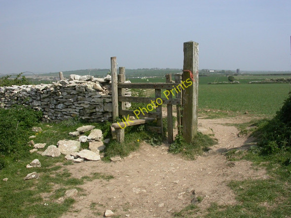 Photo 6"x4" Worth Matravers, stile Kingston\/SY9579 c2011