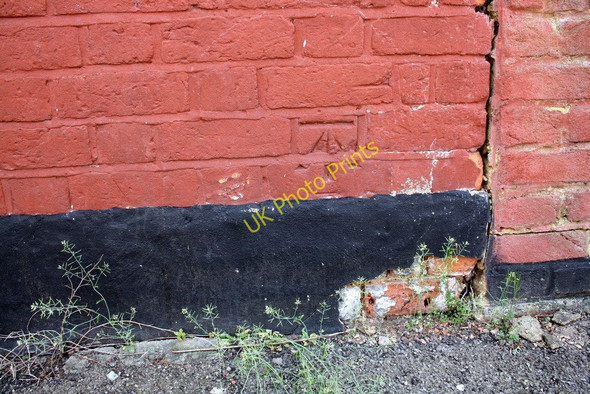 Photo 6"x4" Benchmark on #57 Charles Street Reading c2011