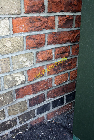 Photo 6"x4" Benchmark on the Belle View Road face of #4 Tilehurst Road Reading c2011