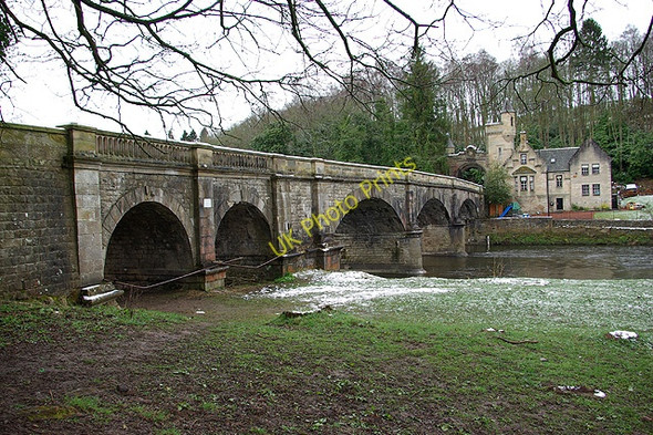 Photo 6"x4" Mauldslie Bridge - North West Side Dalserf c2008