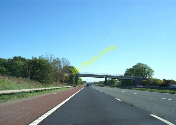 Photo 6"x4" Farm track overbridge on M6 near Cabus Cabus c2011