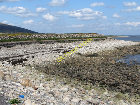 Photo 6"x4" Stone and shingle beach at the head of Arthur's Port Annalong c2011