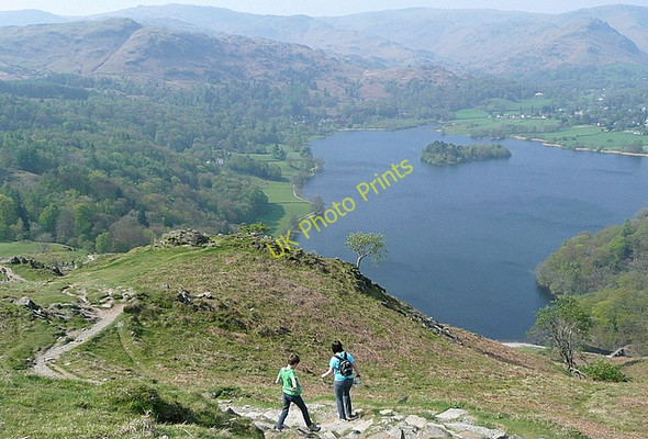 Photo 6"x4" Descent to Grasmere Town End\/NY3406 c2011
