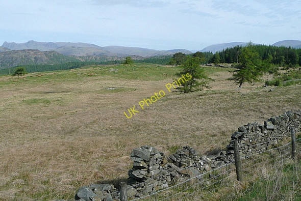 Photo 6"x4" View at Black Dyke Moss Hawkshead Hill c2011