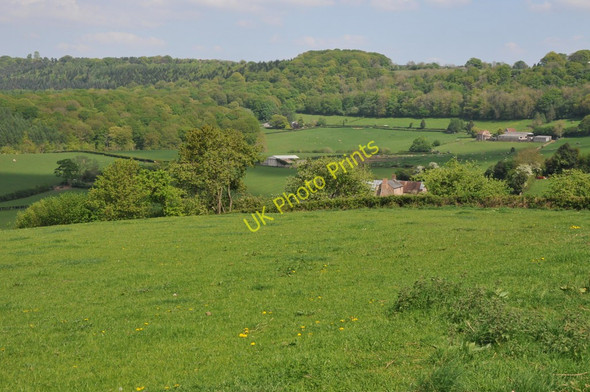 Photo 6"x4" Farmland around Twizling Farm Ruardean Hill c2011