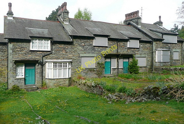 Photo 6"x4" Boarded up buildings in Nook Lane Ambleside c2011