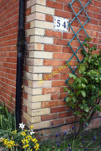 Photo 6"x4" Benchmark on #54 Charlton Road Wantage c2011