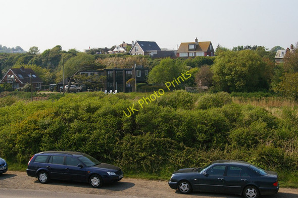 Photo 6"x4" Looking inland from Pett Beach Cliff End\/TQ8813 c2011