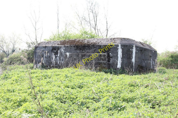 Photo 6"x4" Embrasure bricked up Aldermaston Wharf c2011