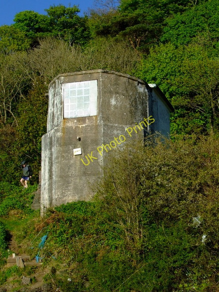 Photo 6"x4" WWI searchlight building near Cloch Lighthouse Levan c2011