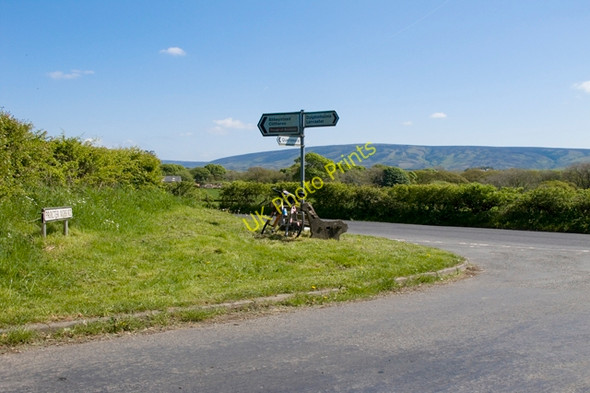 Photo 6"x4" Junction of Procter Moss Road and the Dolphinholme road Ortner c2011