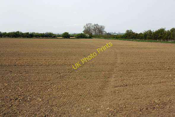 Photo 6"x4" Flat farmland Normanby\/SE7381 c2011