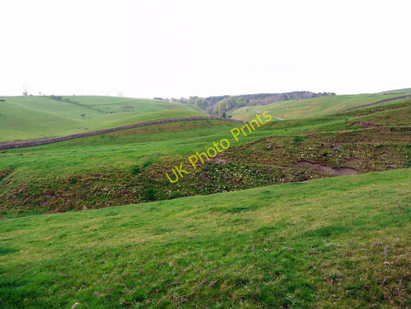 Photo 6"x4" View south-west from Salters Road Alnham c2011