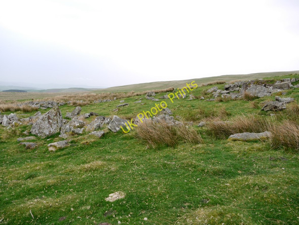 Photo 6"x4" Remains of medieval farmstead near Tod Stones Alnham c2011