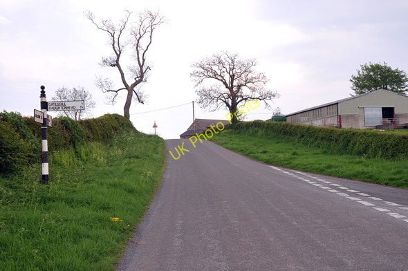 Photo 6"x4" Road junction at Bird's Hill Raughton c2011