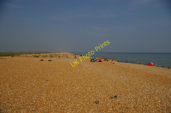 Photo 6"x4" Pett Beach, looking northeast Cliff End\/TQ8813 c2011