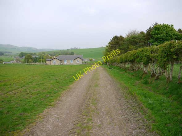 Photo 6"x4" Track west of Alnham War Memorial Hall Alnham c2011