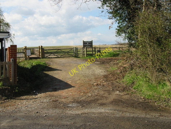 Photo 6"x4" Gate entrance and footpath from Denstroude Lane Denstroude c2008