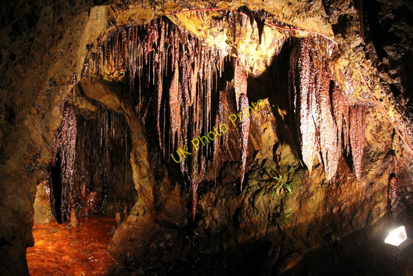 Photo 6"x4" Stalactites, Sygun Copper Mine, Beddgelert, Gwynedd Beddgelert c2011 P1