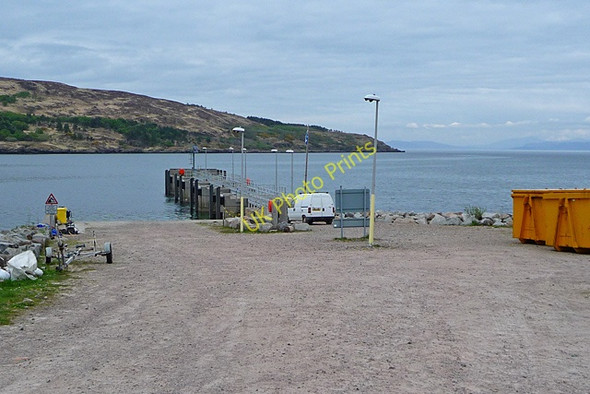 Photo 6"x4" Kinloch Pier Kinloch\/NM4099 c2011