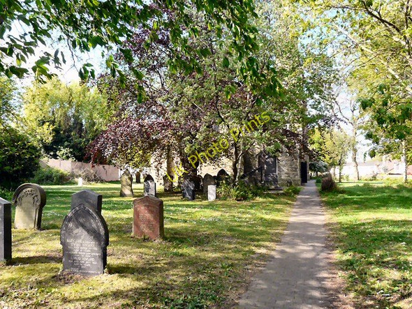 Photo 6"x4" St James' graveyard Droylsden c2011