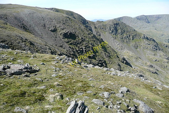 Photo 6"x4" Northern crags of Fairfield Town Head\/NY3309 c2011