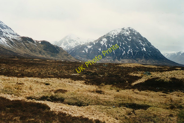 Photo 6"x4" Rannoch Moor east of Blackrock Cottage Allt Maol Ruainidh c1995