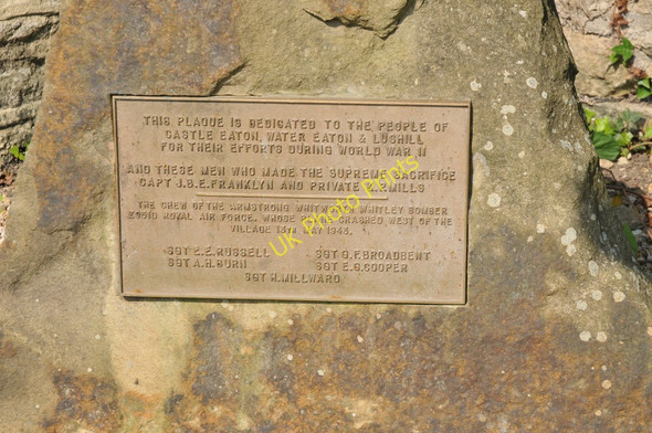 Photo 6"x4" Inscription on war memorial, Castle Eaton Castle Eaton c2011