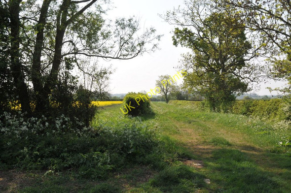 Photo 6"x4" Green Lane near Blackford Farm Castle Eaton c2011