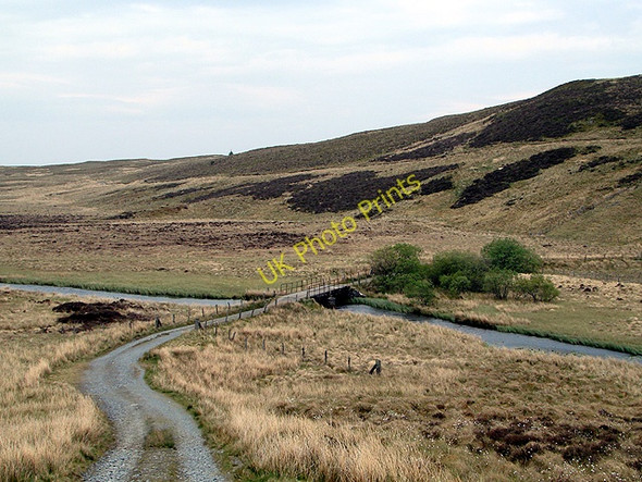 Photo 6"x4" Bridge over the channel which connects Bugeilyn and Llyn Cwm-byr Bugeilyn\/SN8292 c2011
