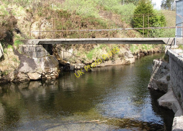 Photo 6"x4" Footbridge at the lower sluice in Annalong Wood Annalong c2011