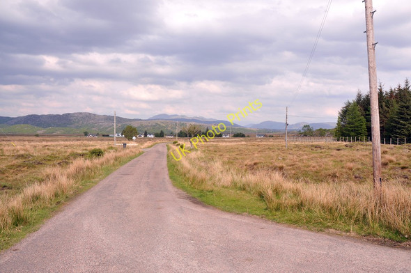 Photo 6"x4" Minor road across Kentra Moss Arivegaig c2011