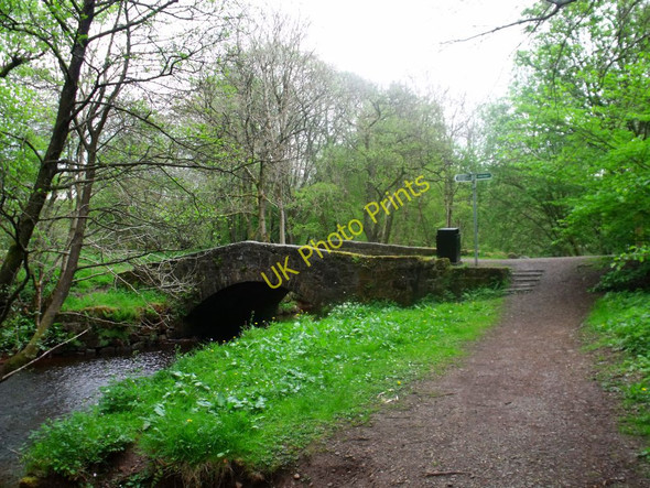 Photo 6"x4" Milngavie, Allander Water Milngavie c2011