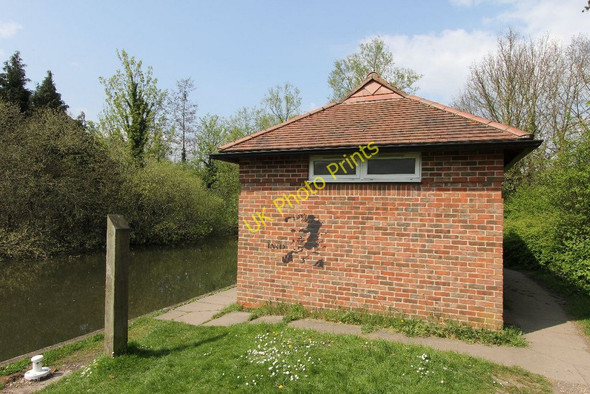 Photo 6"x4" Graffiti on the toilet block Aldermaston Wharf c2011