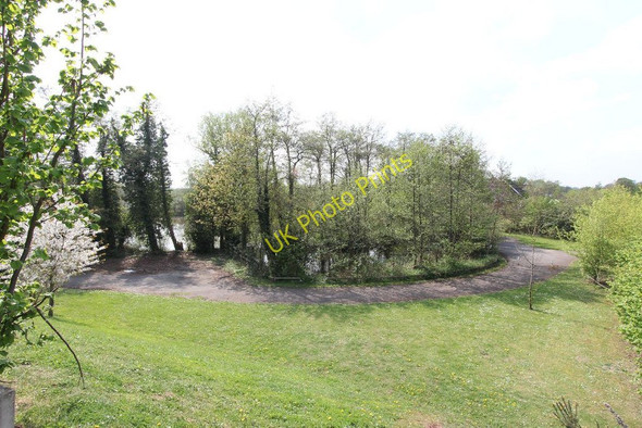 Photo 6"x4" Road round a pit Aldermaston Wharf c2011