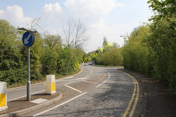 Photo 6"x4" Road into the Wharf Aldermaston Wharf c2011