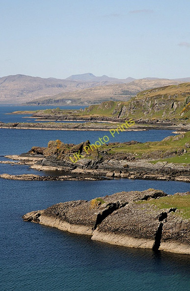 Photo 6"x4" The southern coastline of Kerrera Gylen Castle c2011
