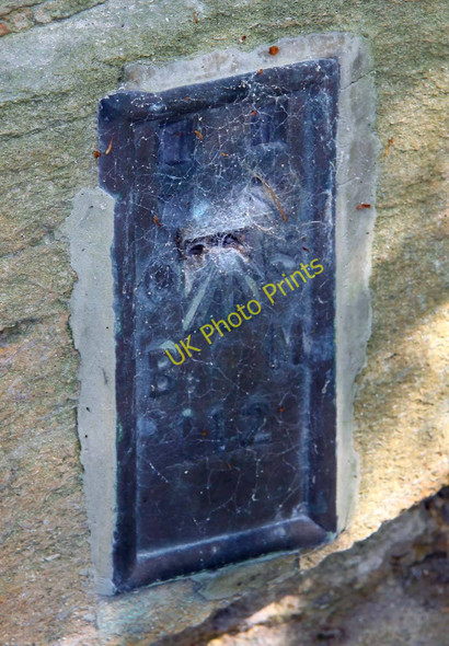 Photo 6"x4" A benchmark on Tadpole Bridge Buckland Marsh c2011