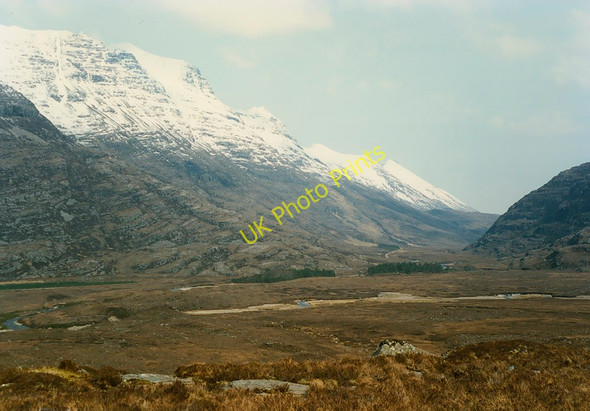 Photo 6"x4" View across the bottom of Glen Torridon Annat\/NG8954 c1994