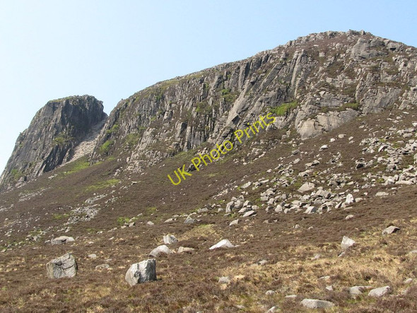 Photo 6"x4" Glacially deposited boulders below Slieve Beg Newcastle\/J3732 c2011
