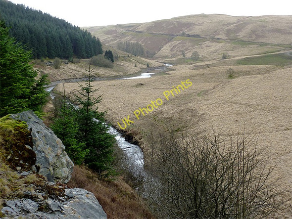 Photo 6"x4" Cwm Camddwr north of Llyn Brianne, Ceredigion Cnwch Rhiwhalog c2011