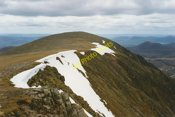 Photo 6"x4" The ridge to Sgoran Dubh M\u00c3\u00b2r Sgor Gaoith c1994