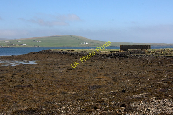 Photo 6"x4" Small headland on the south side of the voe at Baltasound Baltasound c2011