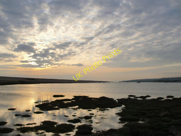 Photo 6"x4" Chesil Fleet at sunset (1) Fortuneswell c2011