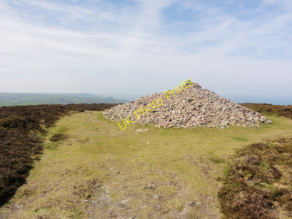 Photo 6"x4" The Cairn on Great Hangman Combe Martin c2011