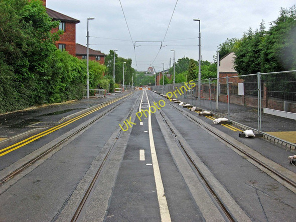 Photo 6"x4" Tram tracks in Merrill Street, Manchester Manchester c2011