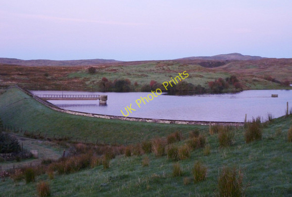 Photo 6"x4" Kaim Dam at dawn Lochwinnoch c2009