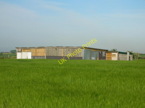 Photo 6"x4" Farm buildings off Saltmarsh Lane Patrington c2011