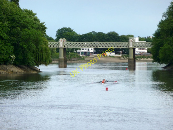 Photo 6"x4" River Thames at Kew Brentford c2011